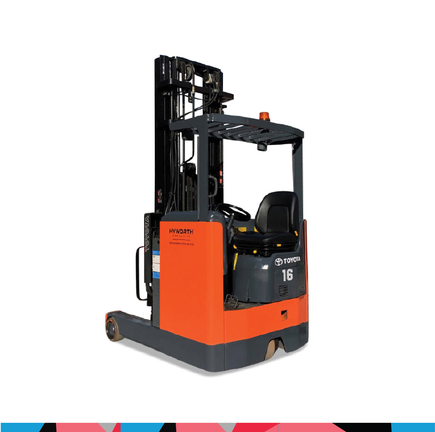 Reach trucks are a common choice for handling pallet loads at height with high bays of pallet racking