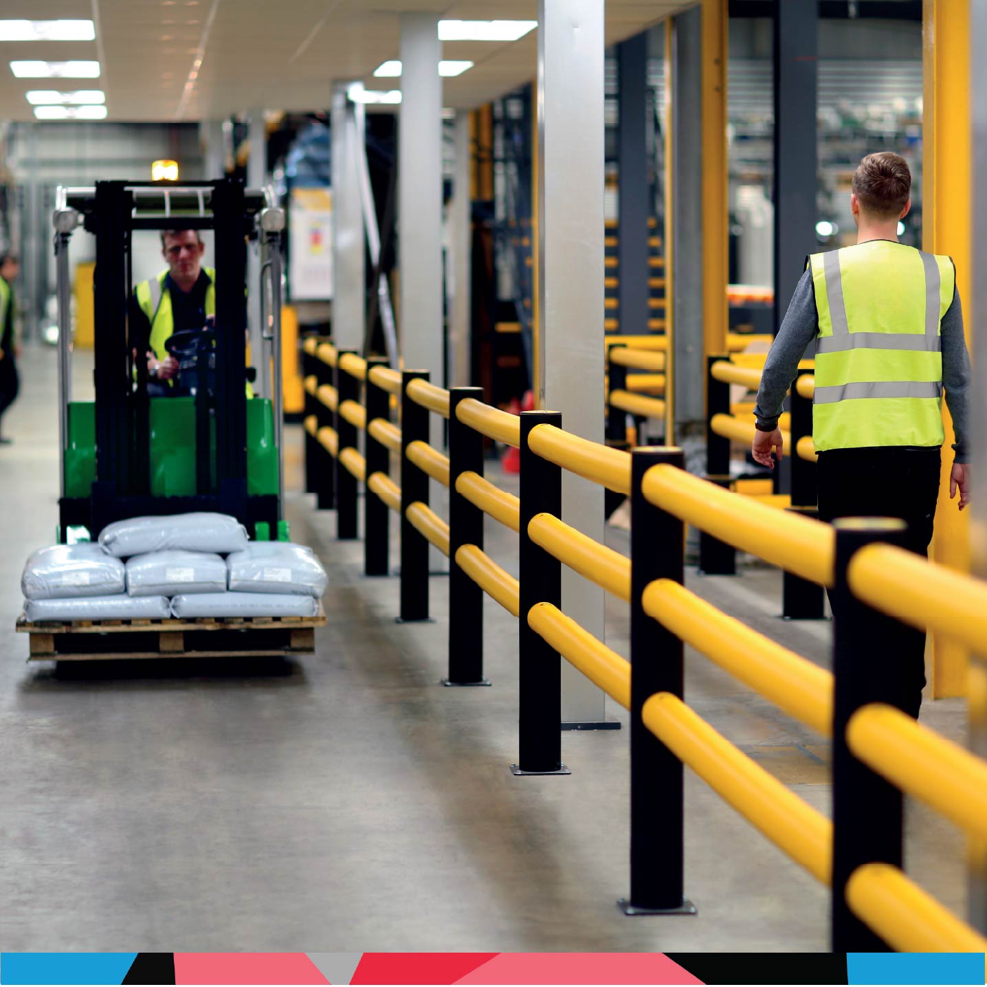 Ensure you have suitable rack protection and warehouse traffic safety guards in place to avoid damage to your racking