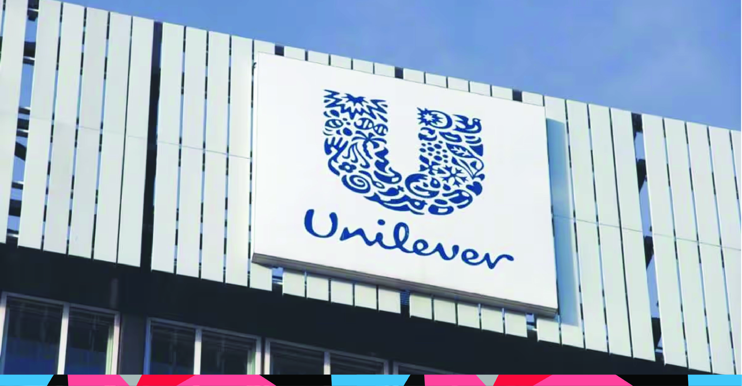 unilever 5 Building with Unilever's logo on display